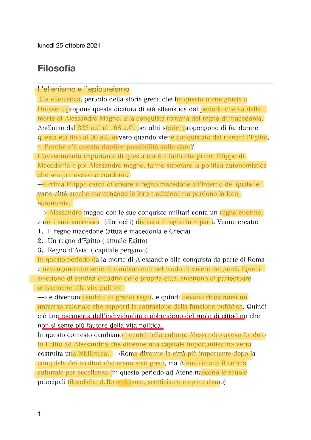 Filosofia Ellenistica: Epicureismo, Stoicismo e Scetticismo per Ragazzi