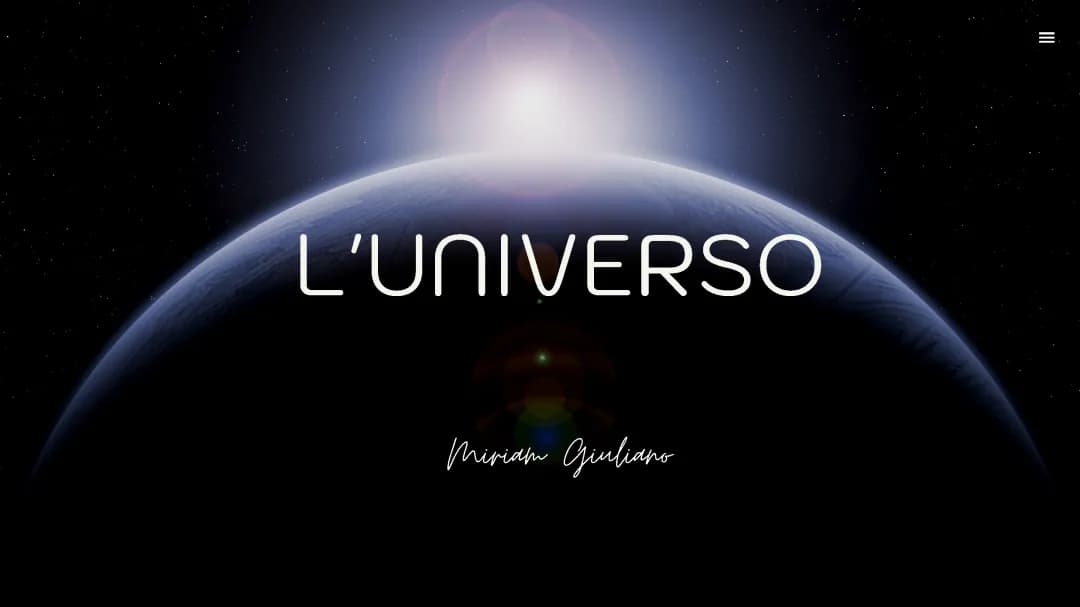 L’Universo- SCIENZE