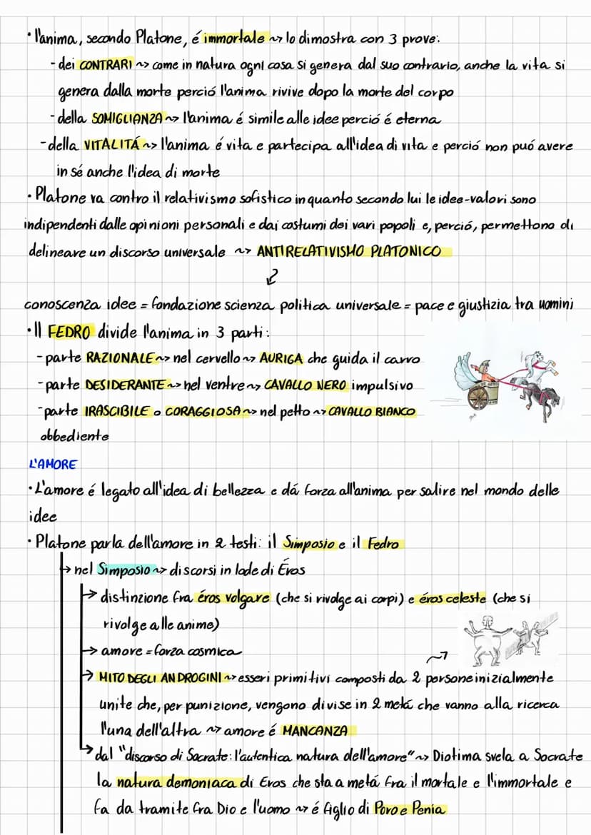 PLATONE (428/7-348/7 a.C.).
LA TEORIA DELLE IDEE
• non è mai stata esposta direttamente da Platone
le idee sono entita immutabili e perfette