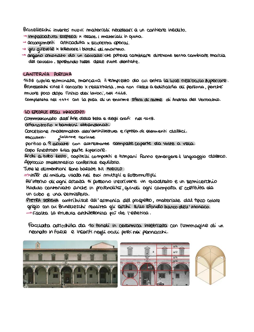FILIPPO BRUNELLESCHI Firenze, 1377-1446
Inventore della prospettiva, architetto che fonda il linguaggio
rinascimentale basato sul recupero d