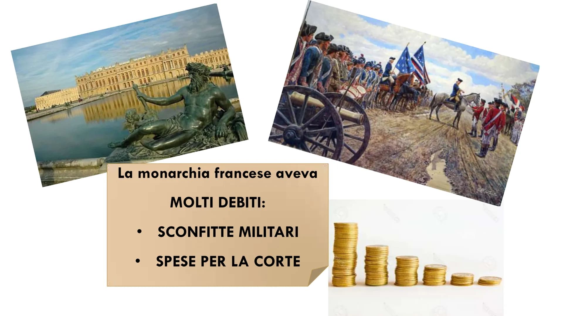 -
LA RIVOLUZIONE FRANCESE
1789 PRIMO STATO
(CLERO)
130.000 persone
POPOLAZIONE FRANCESE
CIRCA 20 MILIONI di persone
SECONDO STATO
(NOBILTA')