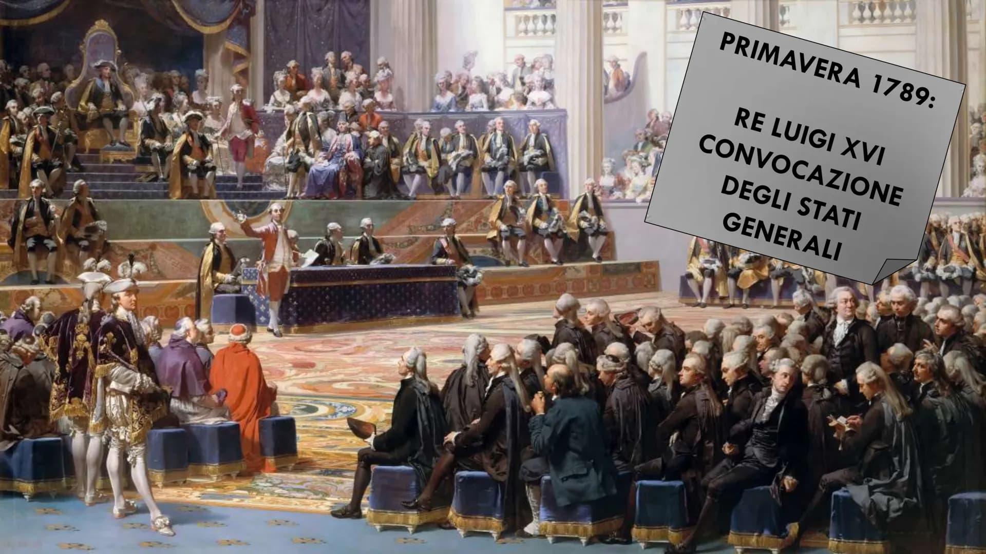 -
LA RIVOLUZIONE FRANCESE
1789 PRIMO STATO
(CLERO)
130.000 persone
POPOLAZIONE FRANCESE
CIRCA 20 MILIONI di persone
SECONDO STATO
(NOBILTA')