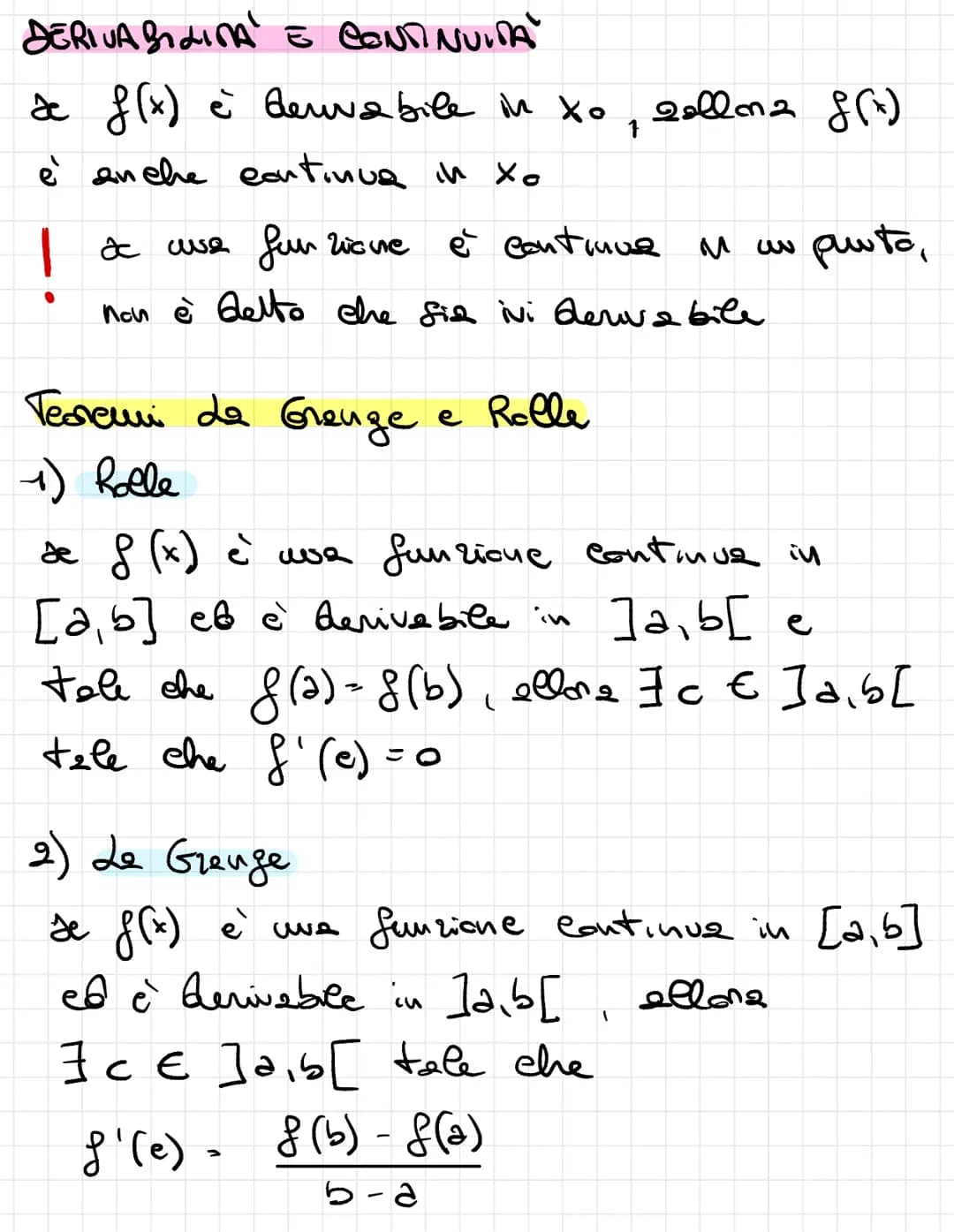 DERIVATE
·la derivata serve for determinare il coefficiente
angolare di uwe rells tangente al grafree
для
вi ше fun ficne и ше это рии бо д
