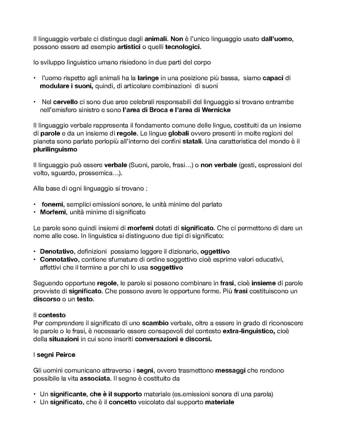 il linguaggio e la comunicazione 