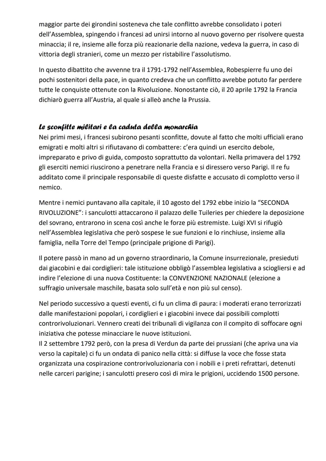 La Rivoluzione francese
LA CRISI DELL'ANTICO REGIME
La composizione della società francese
Nella Seconda metà del '700, la società francese 