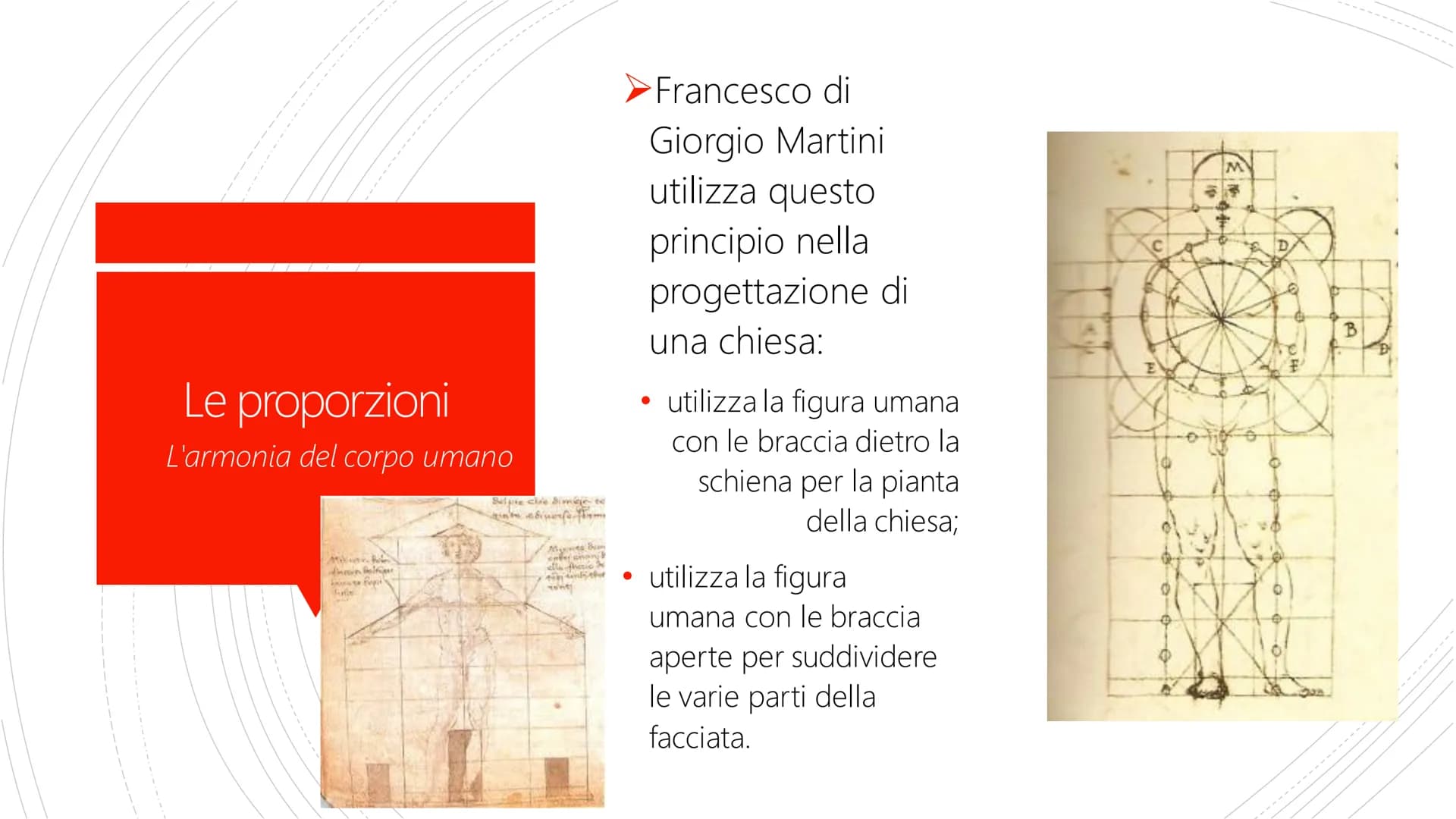 La Prospettiva
Costruzione abbreviata e
Prospettiva aerea Leon Battista Alberti
La costruzione abbreviata
▶Grande umanista, pittore e archit