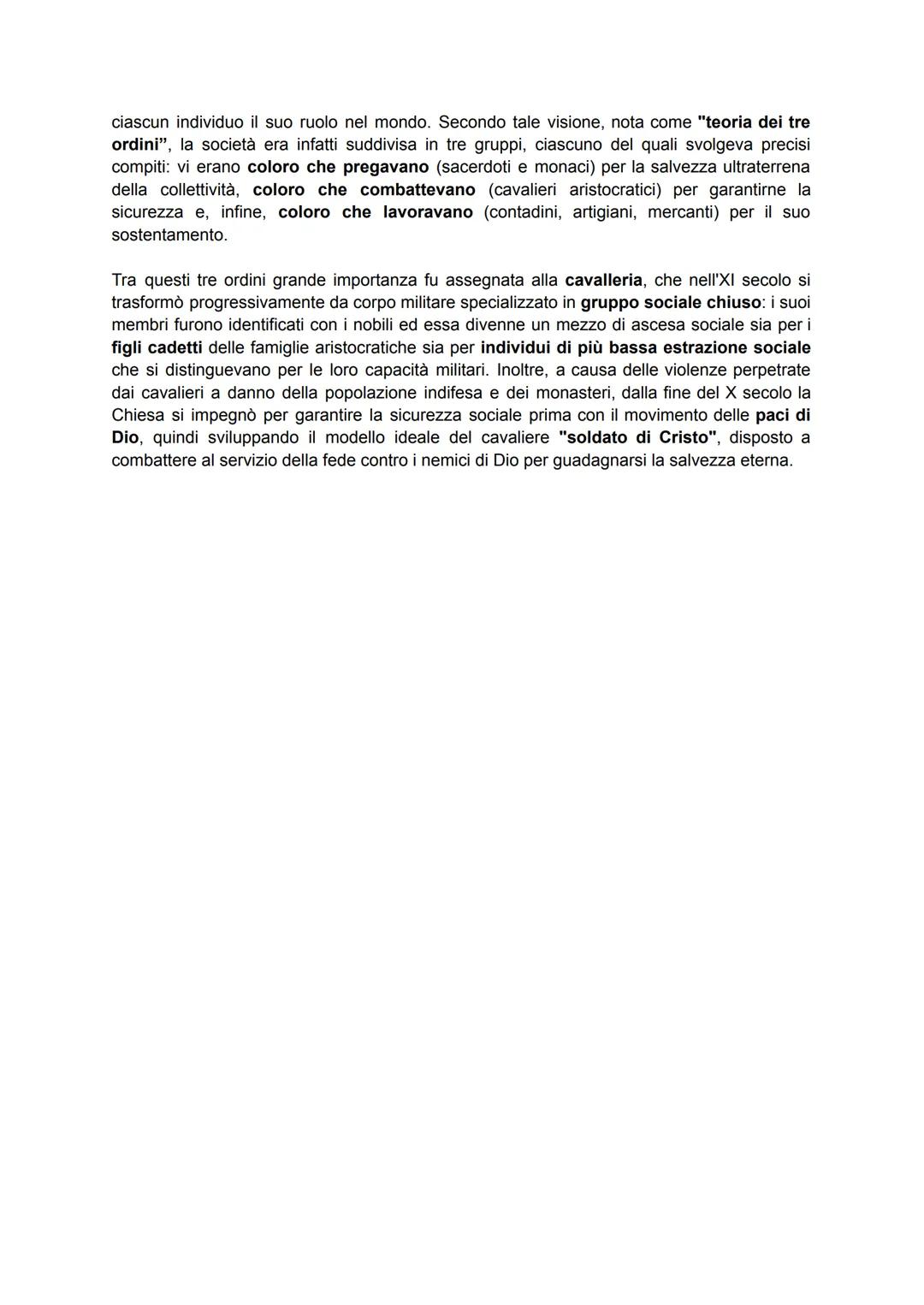 LA "RINASCITA" DELL'ANNO MILLE
Nel passaggio dall'Alto medioevo (V secolo) al Basso medioevo (XV secolo) si ha un
periodo che va dal X all'X