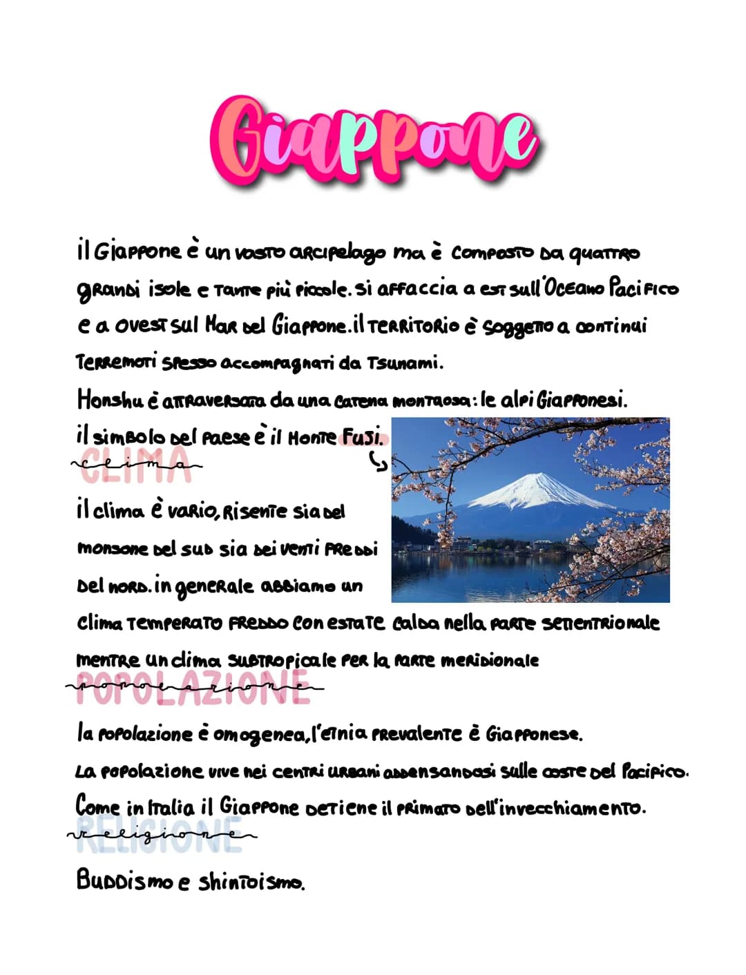 Coppane
il Giappone è un vasto arcipelago ma è COMPOSTO Da quattro
grandi isole e Tante più piccole. Si affaccia a est sull'Oceano Pacifico
