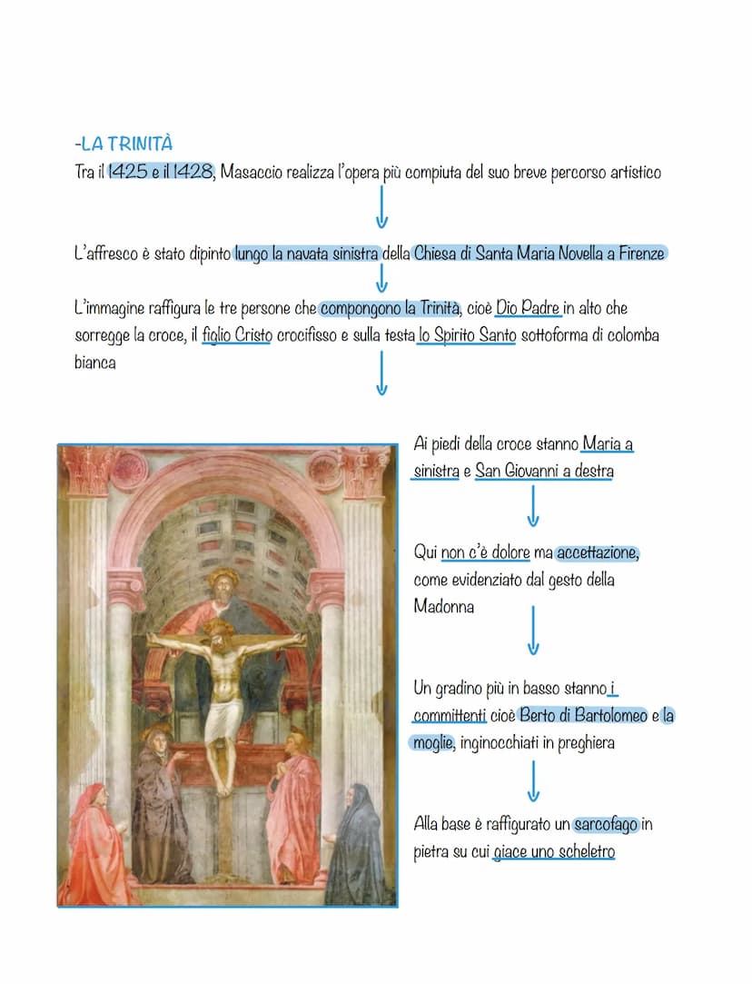 MASACCIO
Tommaso di Giovanni Cassai, detto Masaccio, è il fondatore della pittura rinascimentale
invece Brunelleschi per l'architettura
e Do