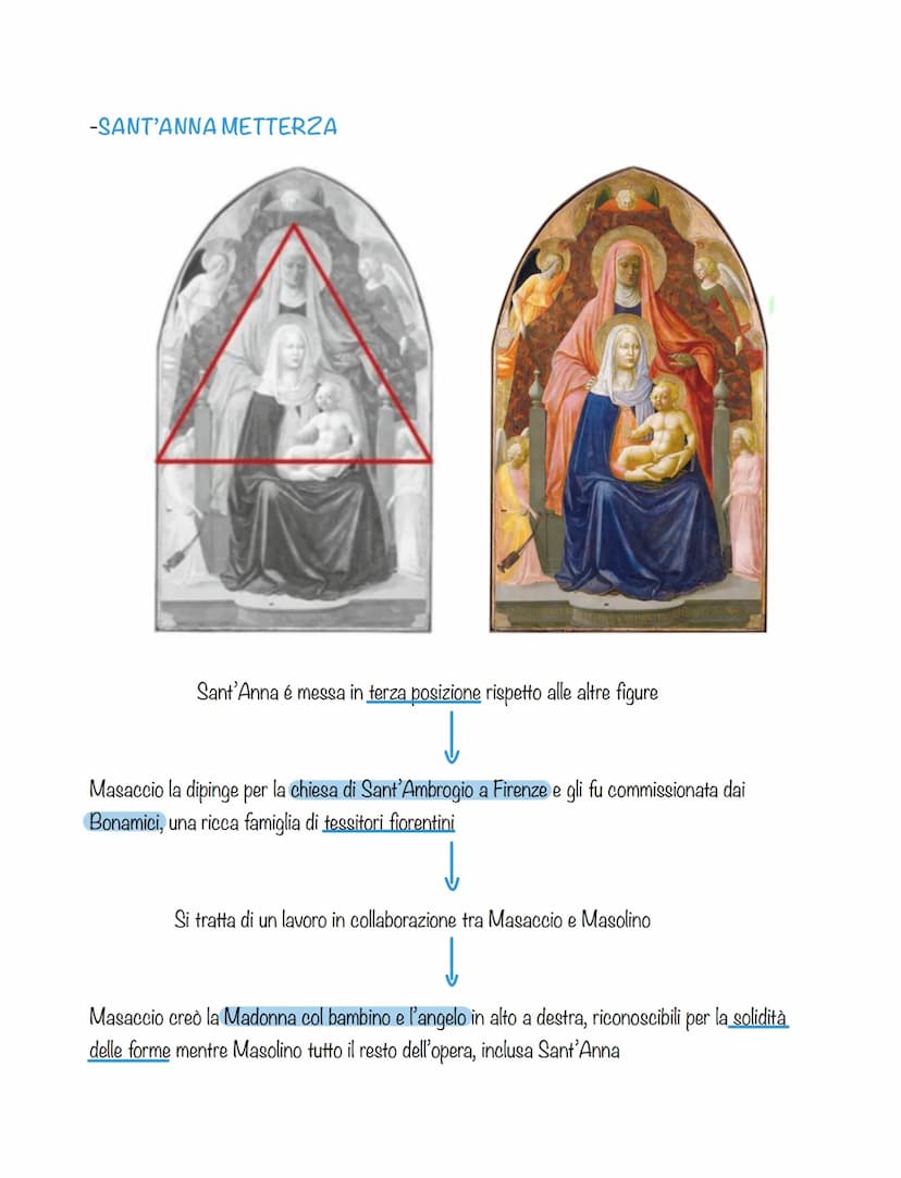MASACCIO
Tommaso di Giovanni Cassai, detto Masaccio, è il fondatore della pittura rinascimentale
invece Brunelleschi per l'architettura
e Do