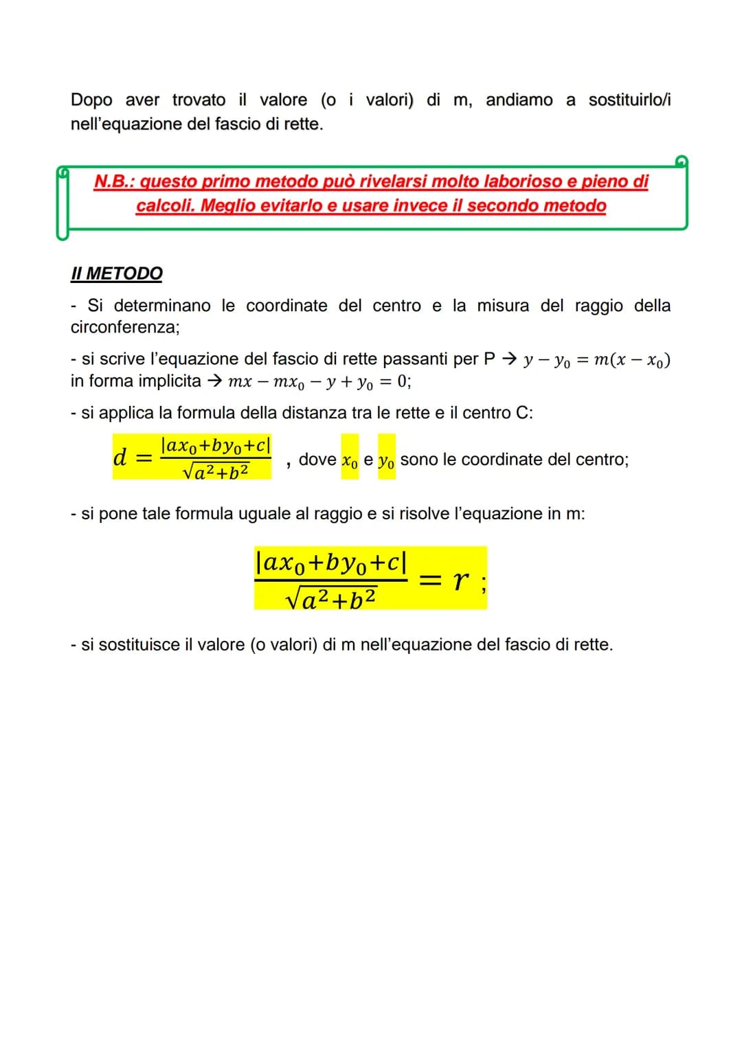 LA CIRCONFERENZA NEL PIANO
CARTESIANO
La circonferenza è il luogo geometrico dei punti equidistanti da un punto C
(centro). La distanza fra 