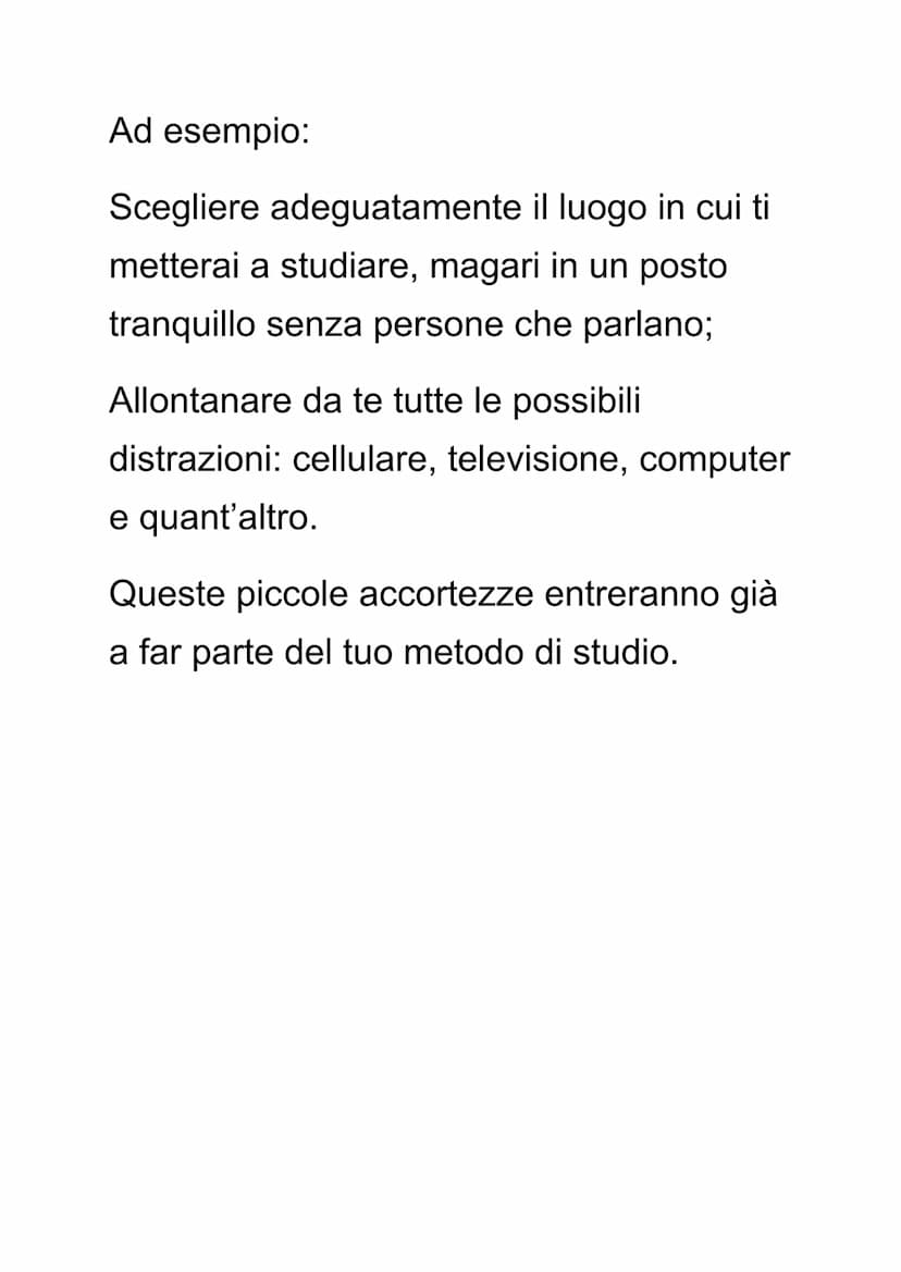 COME TROVARE UN BUON METODO
DI STUDIO
Qual è il metodo di studio più adatto a te?
Trovarlo non è affatto semplice: iniziamo
con il precisare