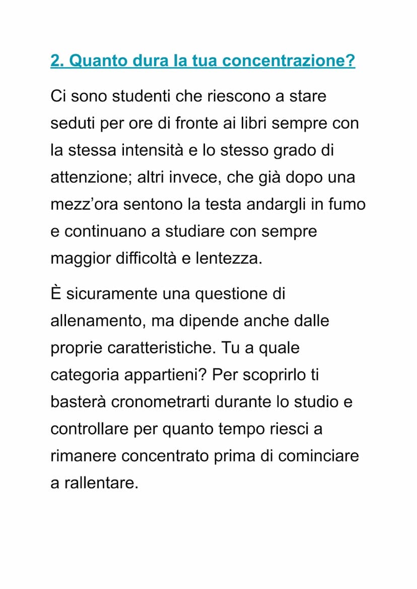 COME TROVARE UN BUON METODO
DI STUDIO
Qual è il metodo di studio più adatto a te?
Trovarlo non è affatto semplice: iniziamo
con il precisare