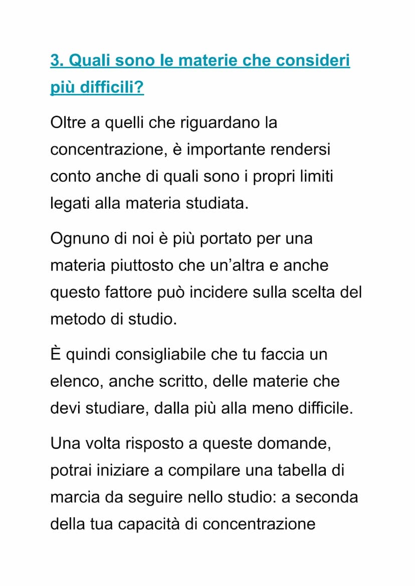 COME TROVARE UN BUON METODO
DI STUDIO
Qual è il metodo di studio più adatto a te?
Trovarlo non è affatto semplice: iniziamo
con il precisare