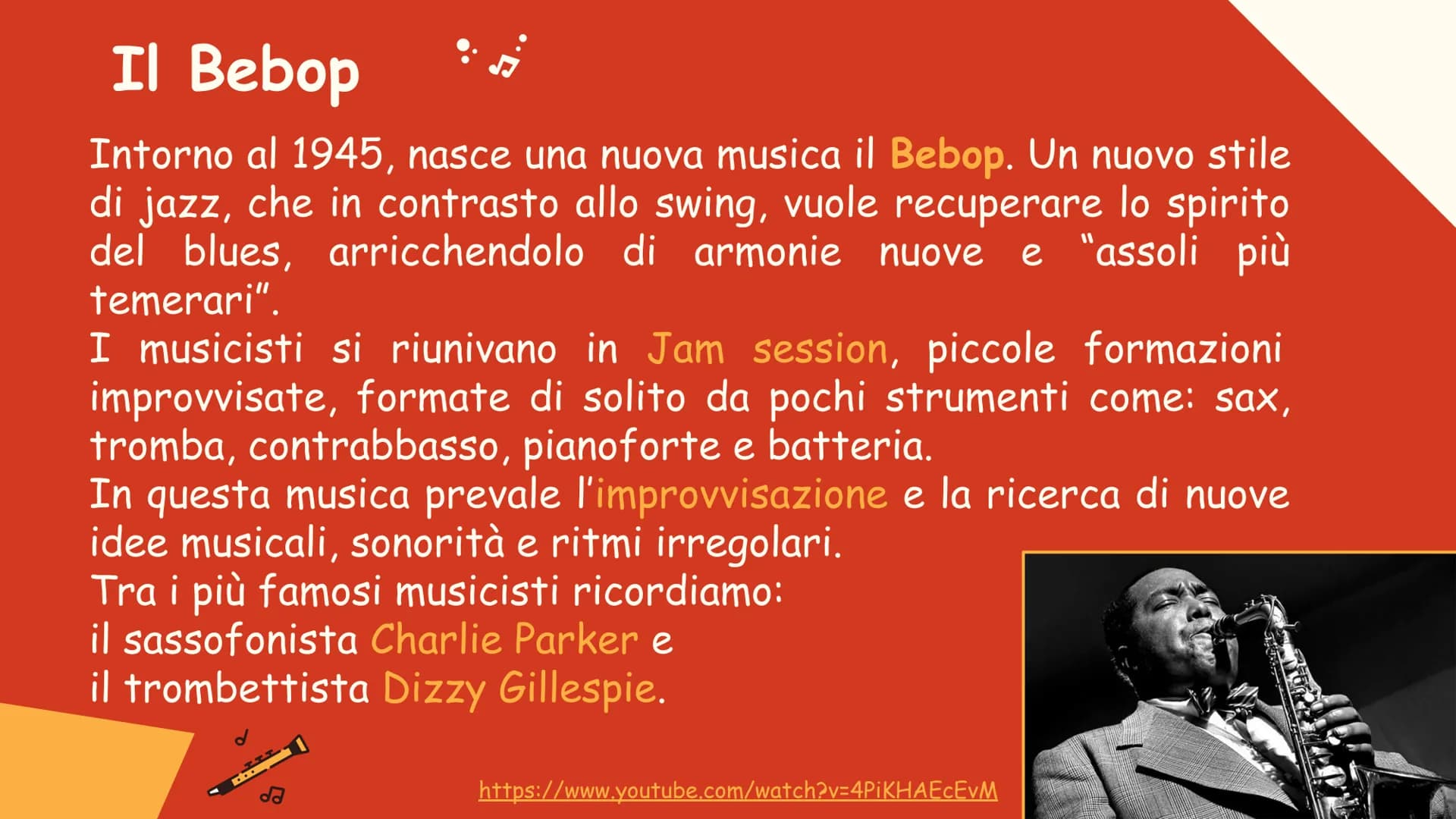 1...2...3...4...
II
JAZZ
doo Le Origini del Jazz
Il Jazz nasce negli Stati Uniti d'America tra la fine
dell'Ottocento e l'inizio del Novecen