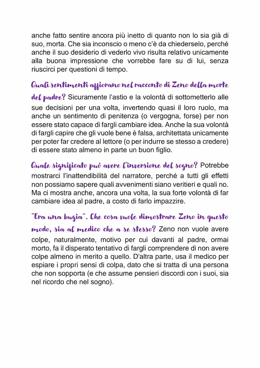 Analisi attiva: "Muoio!"
Quali nessi tra passato e presente emergono in queste
pagine? Tralasciando il paragone tra il respiro del padre e l