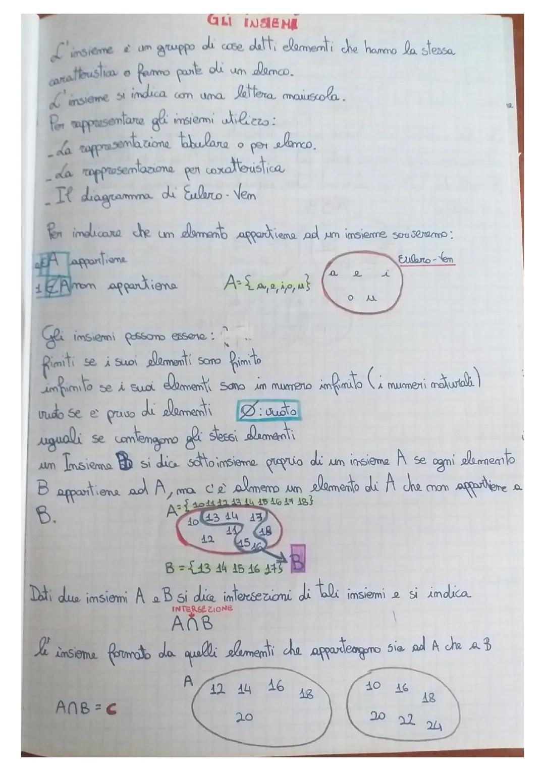 Gli Insiemi e Diagrammi di Venn per la Scuola Media: Esercizi e Soluzioni PDF