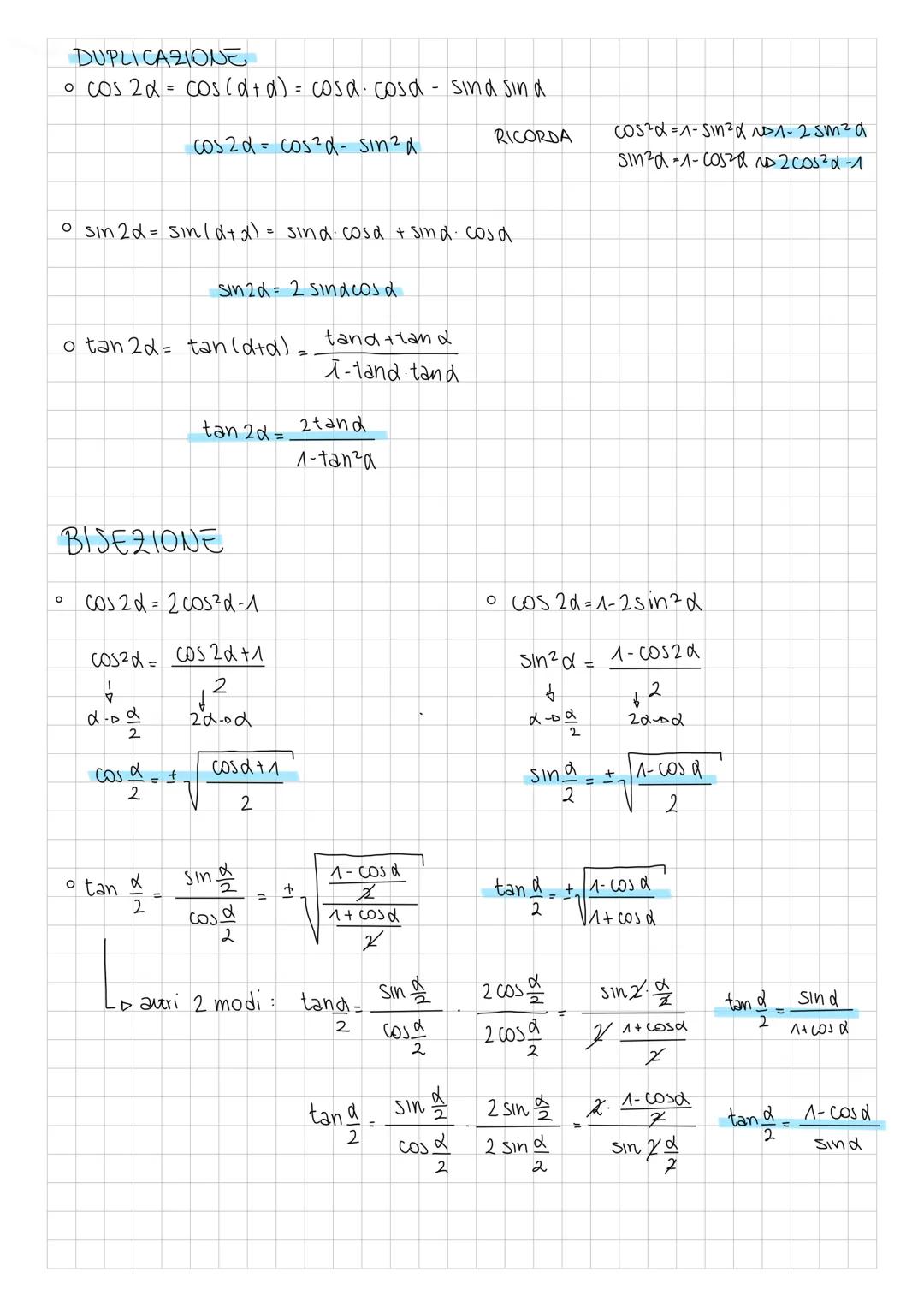 # dimosicacion formula

ADDIZIONE E SOTTRAZIONE

Ο

C


D

A (cosd; sina)

B (cos(d-B); sin/d-B))

C (cosß; sinß)

D (1,0)

AC²=BD2

(cosd-c