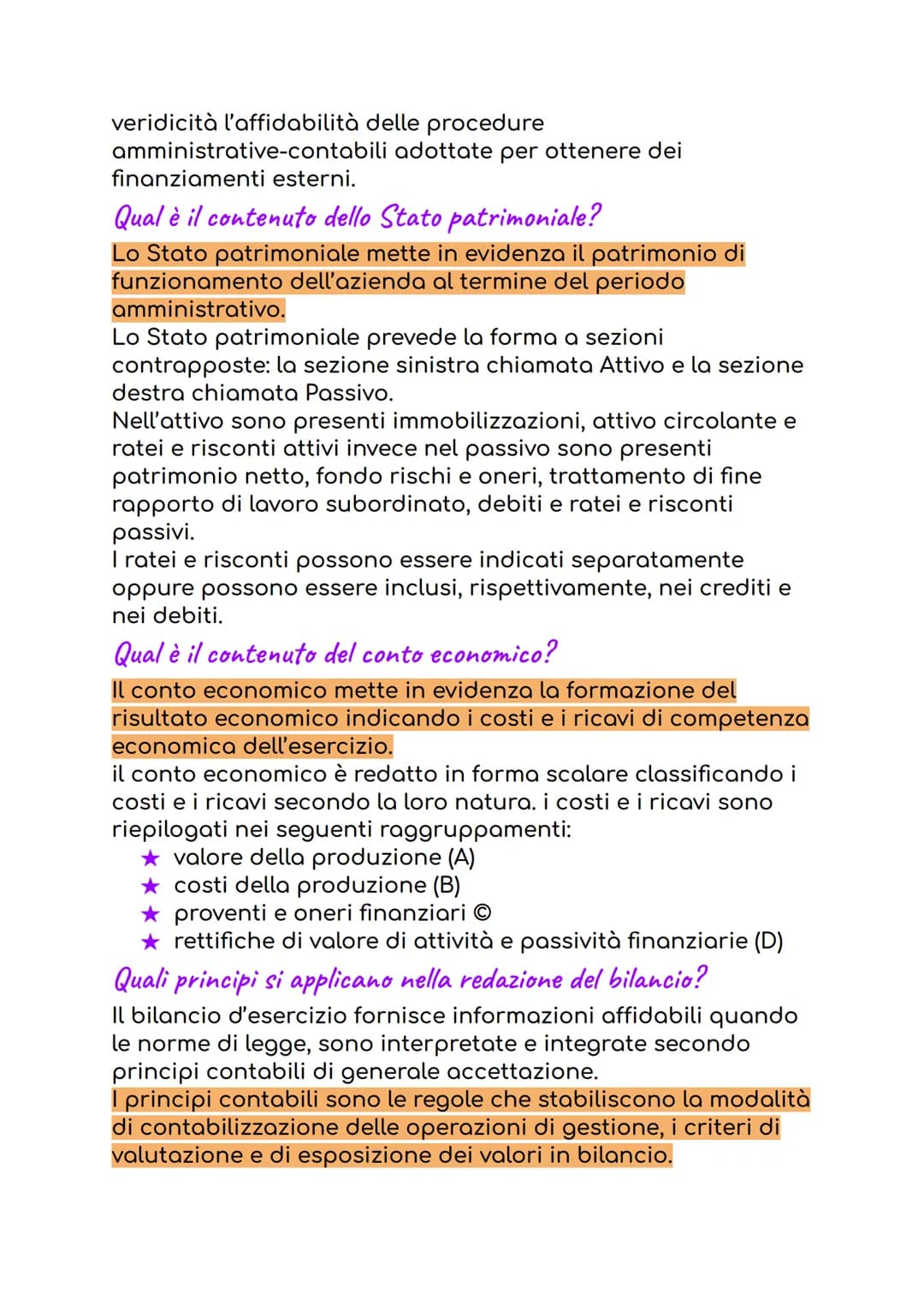 La redazione del bilancio d'esercizio
Perchè le imprese redigono il bilancio?
la contabilità generale consente di determinare il patrimonio

