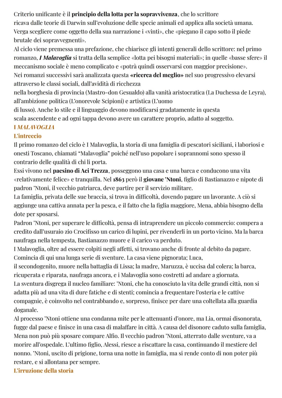 Italiano
Giovanni Verga
LA VITA
La formazione e le opere giovanili
Giovanni Verga nacque a Catania nel 1840, da una famiglia di agiati propr