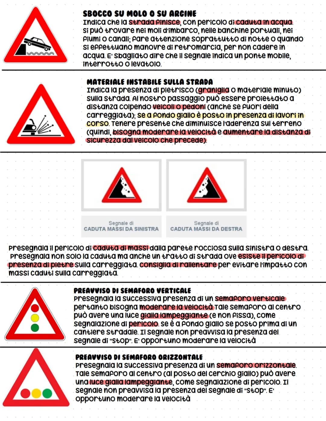 
<h2 id="stradadeformata">Strada deformata</h2>
<p>Questo segnale indica una strada in cattivo stato, con pavimentazione irregolare, buche o