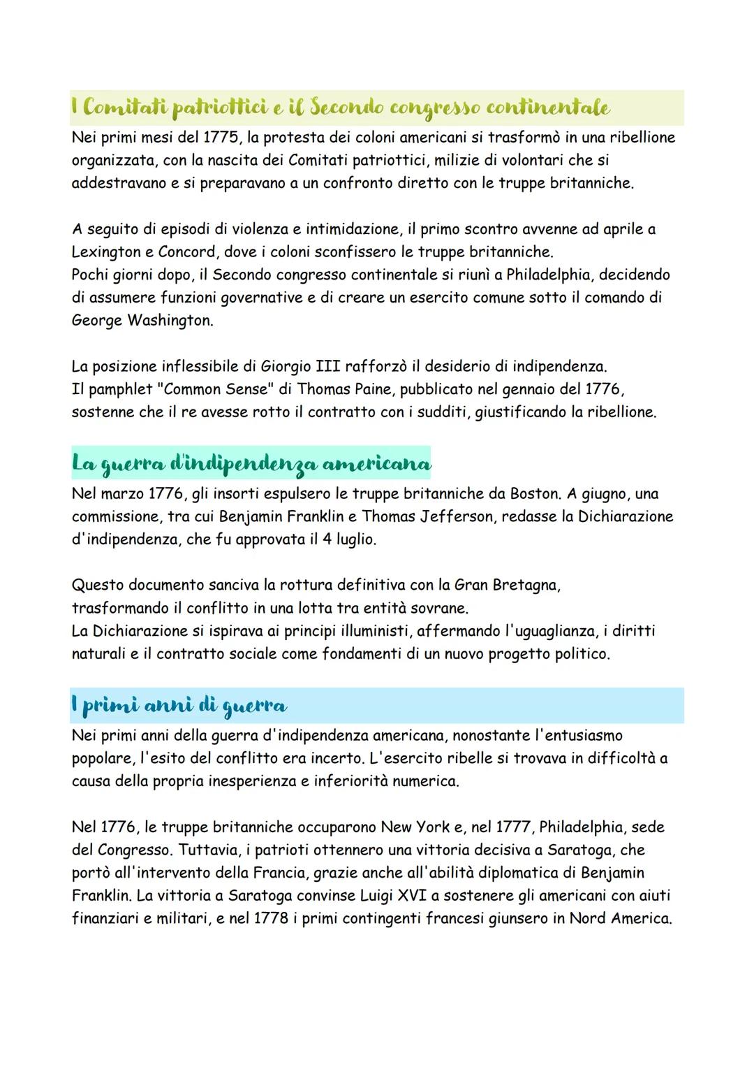 # Le colonie americane e i rapporti con la madrepatria
Le colonie americane furono abitate da circa 5 milioni di nativi americani prima
dell