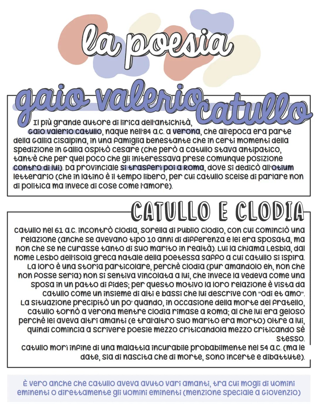introduzione
le prime fommitteratura
La letteratura, la filosofia, la
Storia, tutte le forme di cultura appartenevano allo splendore del mon