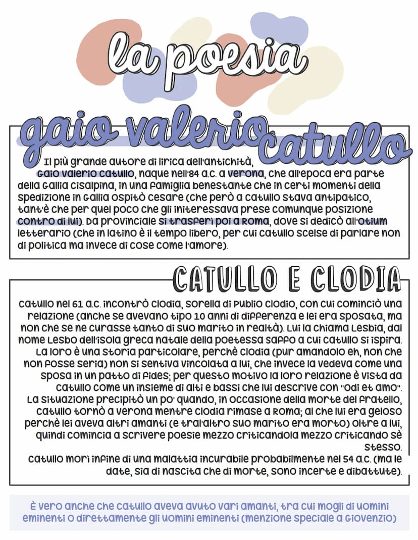 introduzione
le prime fommitteratura
La letteratura, la filosofia, la
Storia, tutte le forme di cultura appartenevano allo splendore del mon