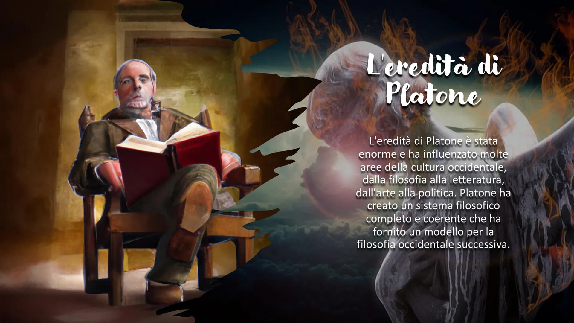 # PLATONE # Introduzione a
Platone

Platone è stato uno dei filosofi più
influenti della storia occidentale. Nato
ad Atene nel 427 a.C., Pla