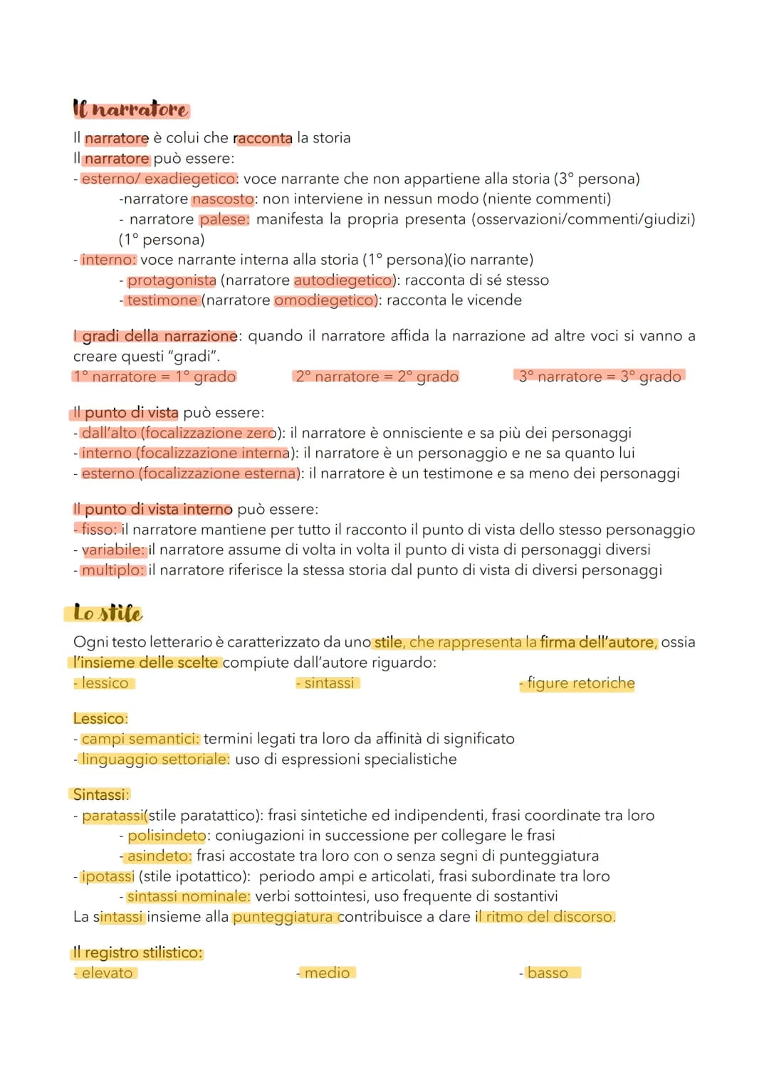 
<h2 id="lordinedeglieventi">L'ordine degli eventi</h2>
<p>Il testo narrativo è caratterizzato dalla presenza di una storia, ciò che accade,