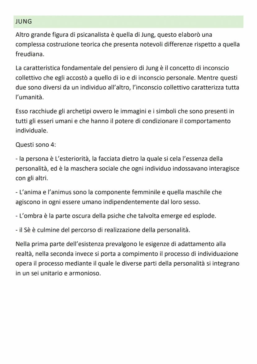 FREUD
La nascita della psicoanalisi fu la svolta nella comprensione della personalità, poiché servì
per comprendere e curare i disturbi del 