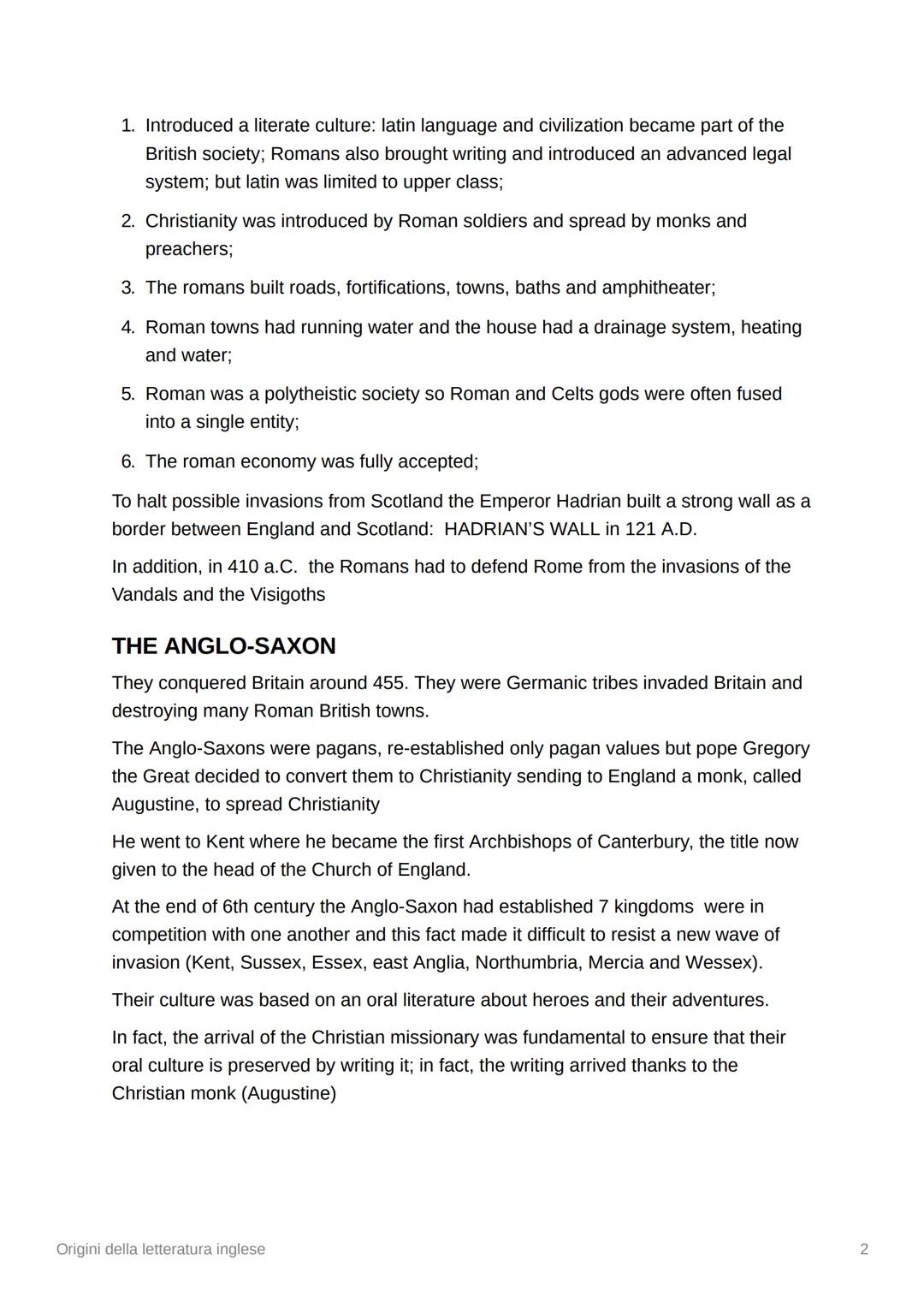 Origini della letteratura inglese
IBERIANS
In the old days Britain was known by merchants for the possession of gold and tin
pearls. From th