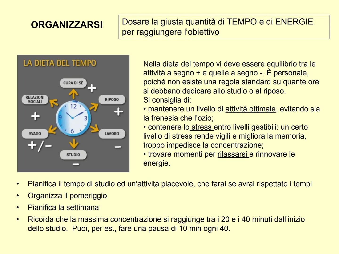 ESERCITARE LIBERAMENTE IL PROPRIO
INGEGNO, ECCO LA VERA FELICITÀ.
(ARISTOTELE)
Come studiare ?
Cerco il mio metodo di studio ... CONOSCI TE 