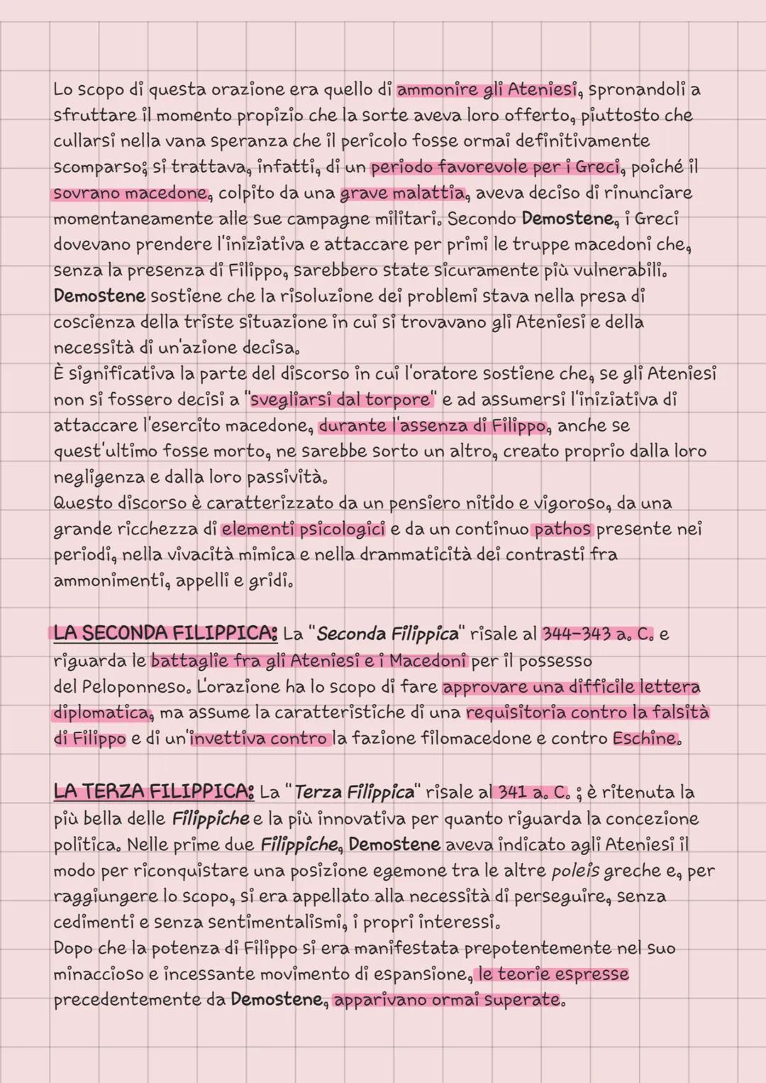 DEMOSTENE
Demostene è stato un politico e oratore ateniese, grande avversario di
Filippo II di Macedonia e uno dei dieci grandi oratori atti