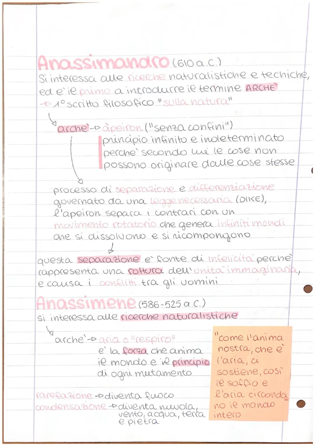 Scuola di Mileto
i primi filosofi cercano una risposta razionale a:
-qual'e l'origine dell'universo
ome si spiegano i fenomeni naturali
→qua