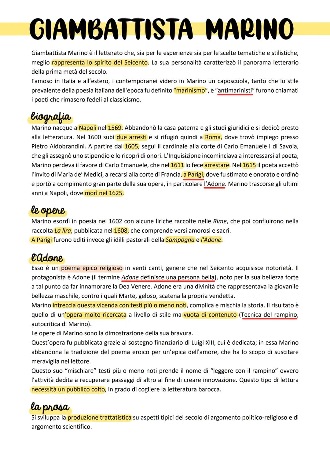 IL SEICENTO
Il Seicento è un secolo composto da due elementi caratterizzanti: la Rivoluzione scientifica e il
Barocco.
Esso fu un secolo di 