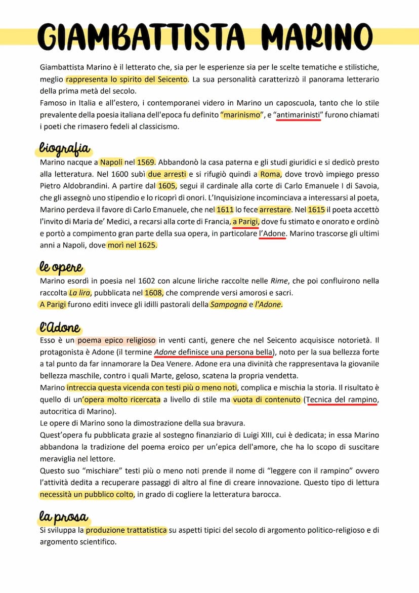 IL SEICENTO
Il Seicento è un secolo composto da due elementi caratterizzanti: la Rivoluzione scientifica e il
Barocco.
Esso fu un secolo di 