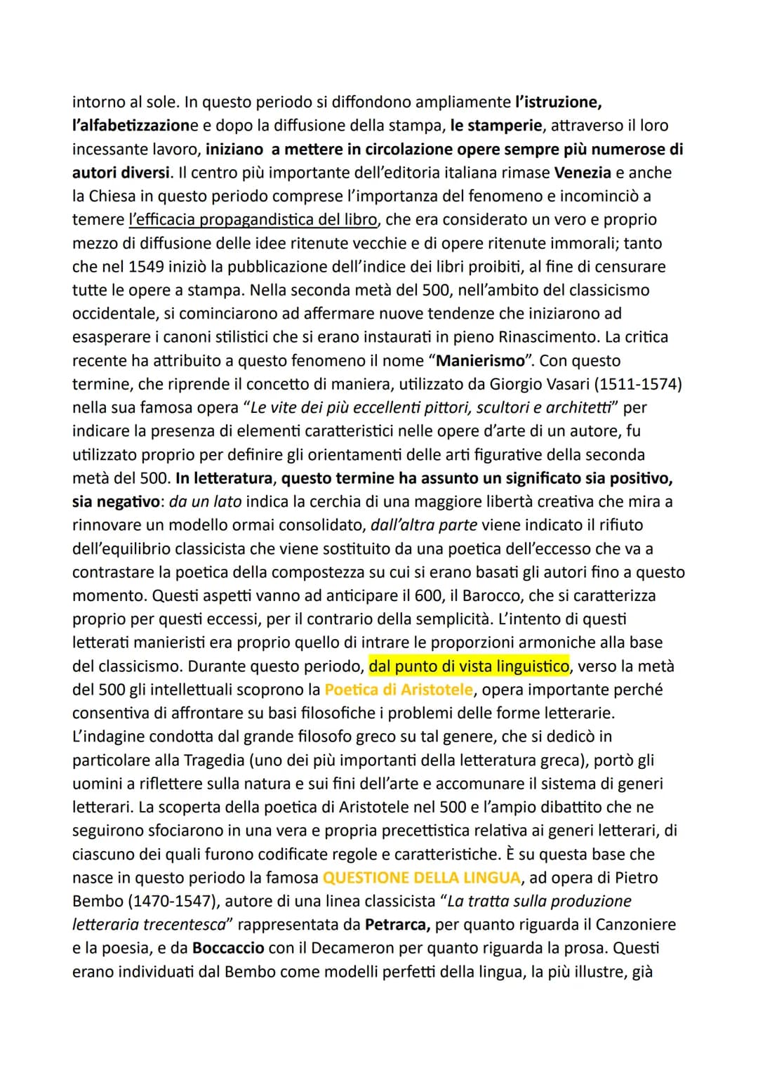 
<p>Il termine "Rinascimento" si riferiscono solitamente alla prima metà del '500, mentre l'Umanesimo si protrae fino alla metà del '500, ra