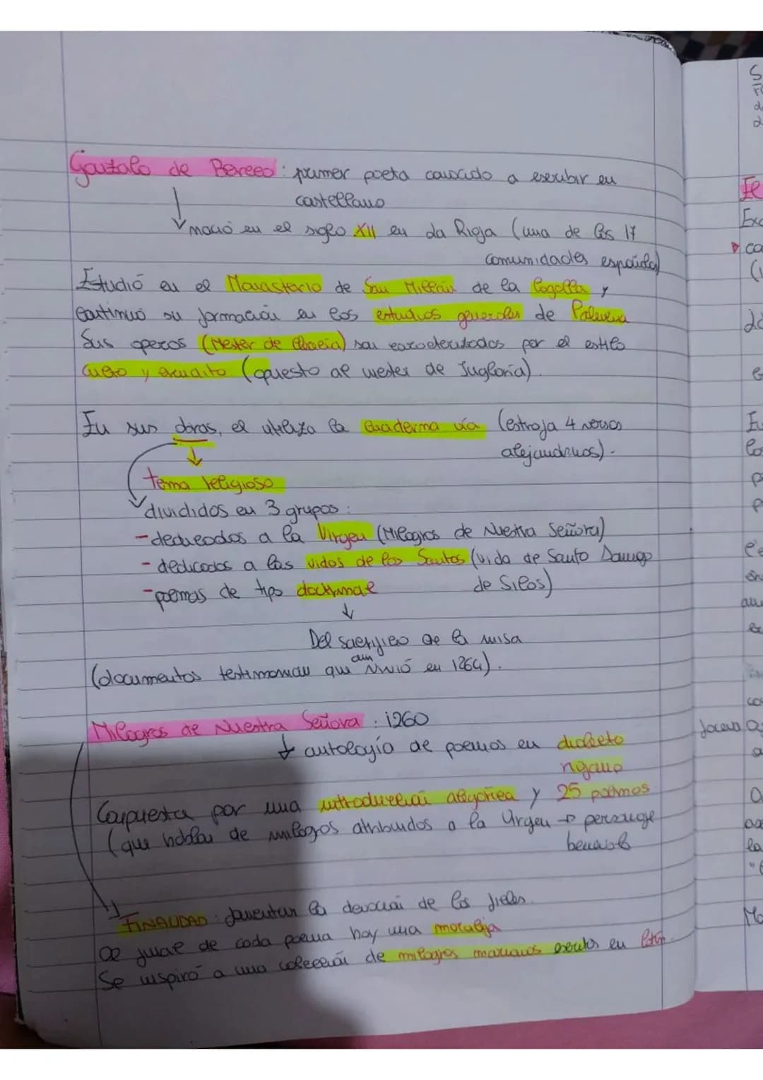 Gautalo de Bereed puumer poeta caucido a escribir eu
↓
castellano
´mació en el siglo XII eu La Rioja (una de los 17
Comunidades espaudas
Est