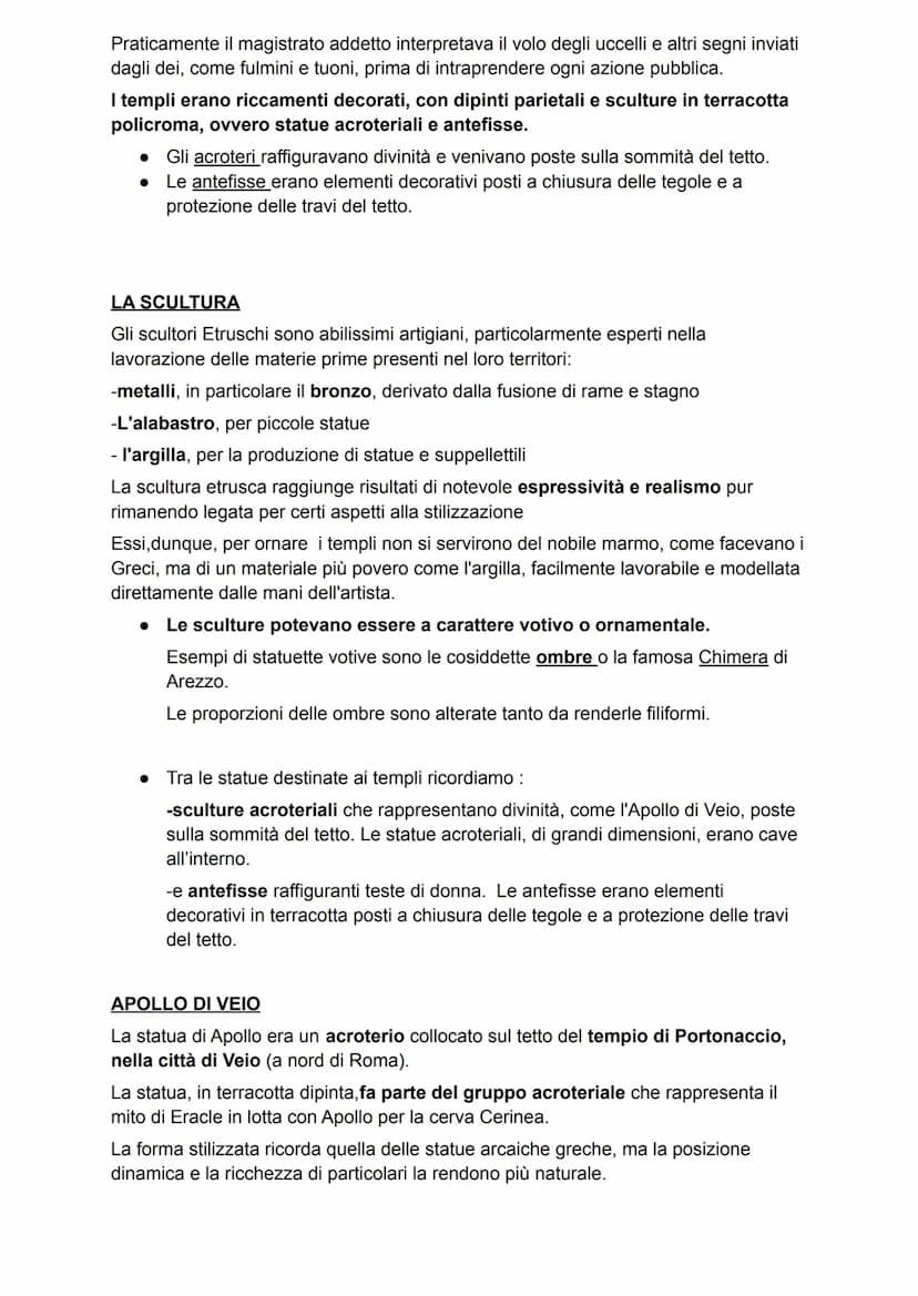 
<p>L'origine degli Etruschi rimane tuttora incerta, anche se molti studiosi li ritengono un popolo originario dell'Italia centrale. La loro