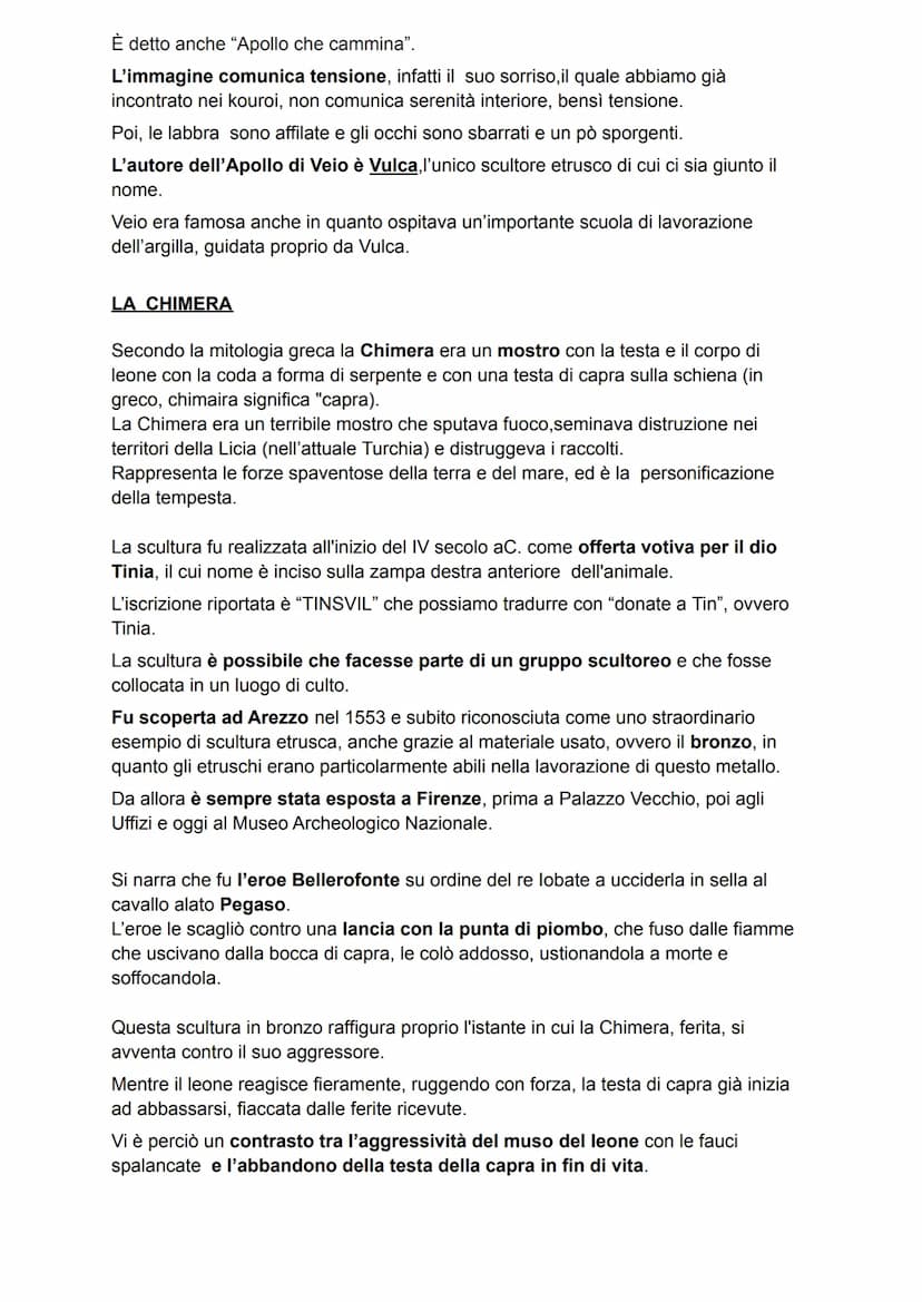 
<p>L'origine degli Etruschi rimane tuttora incerta, anche se molti studiosi li ritengono un popolo originario dell'Italia centrale. La loro