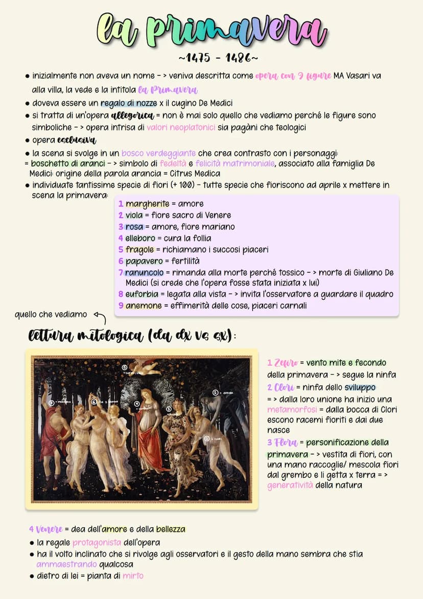 Hofficetti
• inventore della bellezza ideale > si tratta di una bellezza
mentale
Sandro
• fu un artista molto apprezzato che ebbe fortuna im