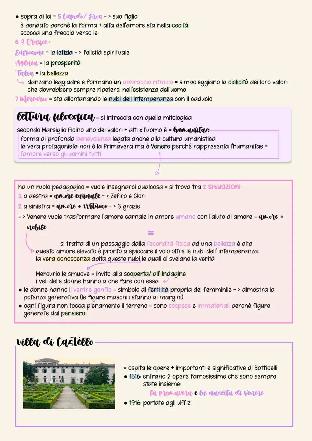 Hofficetti
• inventore della bellezza ideale > si tratta di una bellezza
mentale
Sandro
• fu un artista molto apprezzato che ebbe fortuna im