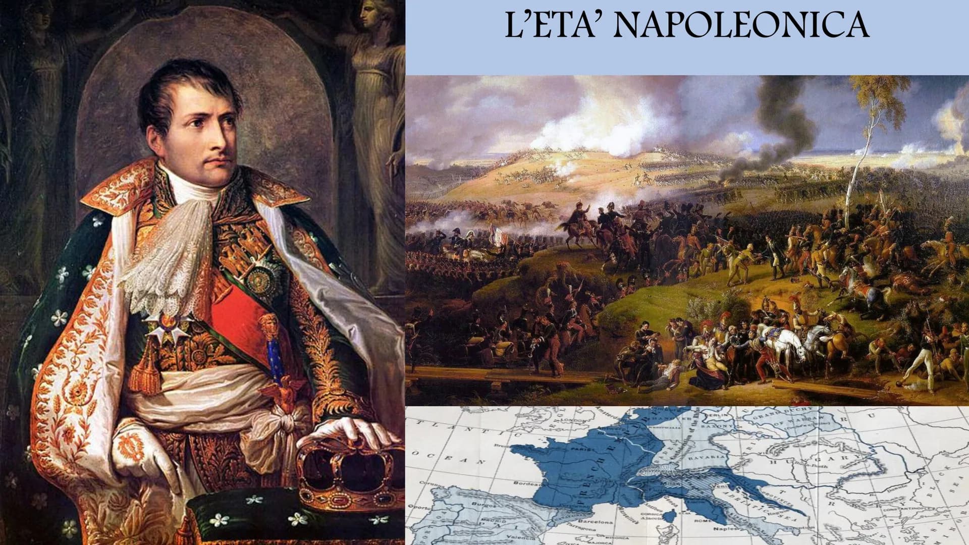 *
L'ETA' NAPOLEONICA
Valencia
Amsterd
Barcelona
Tarragona
Marseilles
COMISONCA
LORCA
Genoa
CAMPA
Jeni
AD
DRIA
Naples
R ●
●
●
Biografia di Na