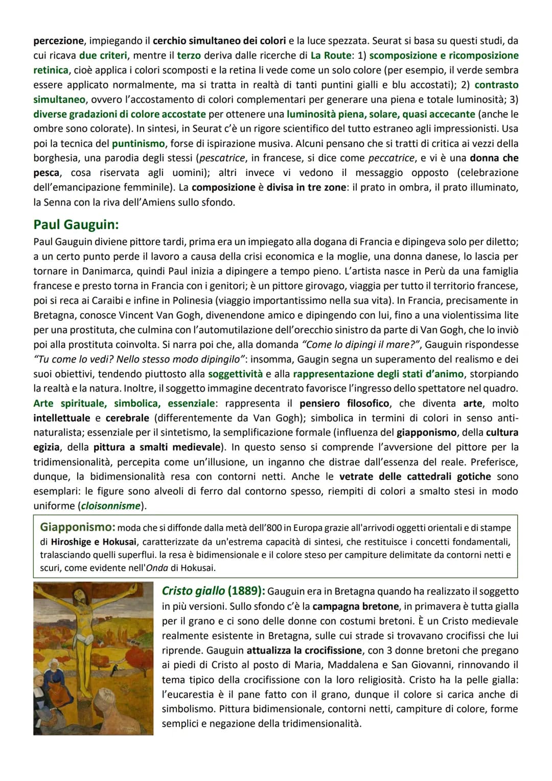 Realismo
Si sviluppa negli ultimi anni '40 dell'Ottocento; ufficialmente nel 1855, anno in cui Courbet pubblica un
opuscolo in cui espone in