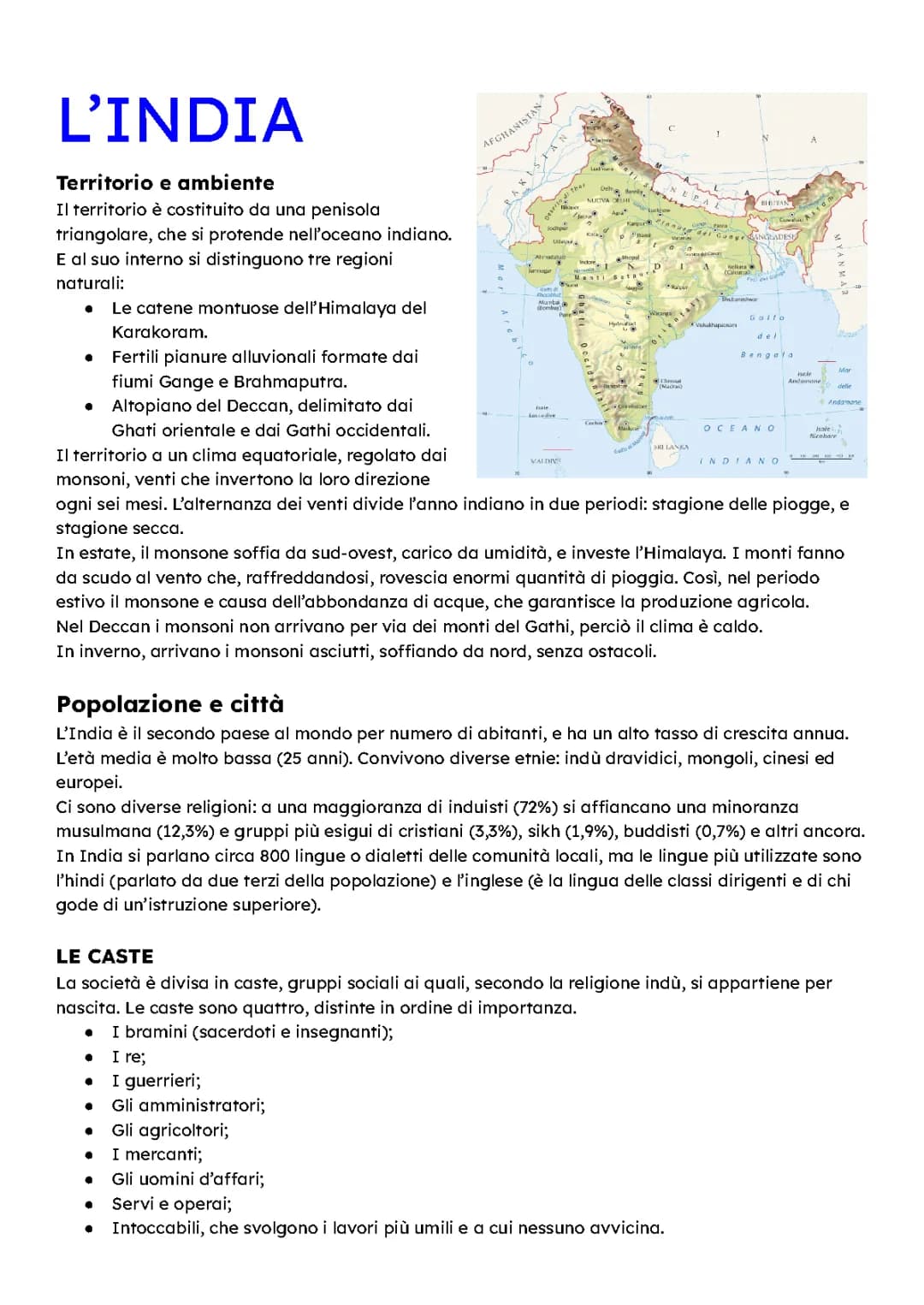  L’India 