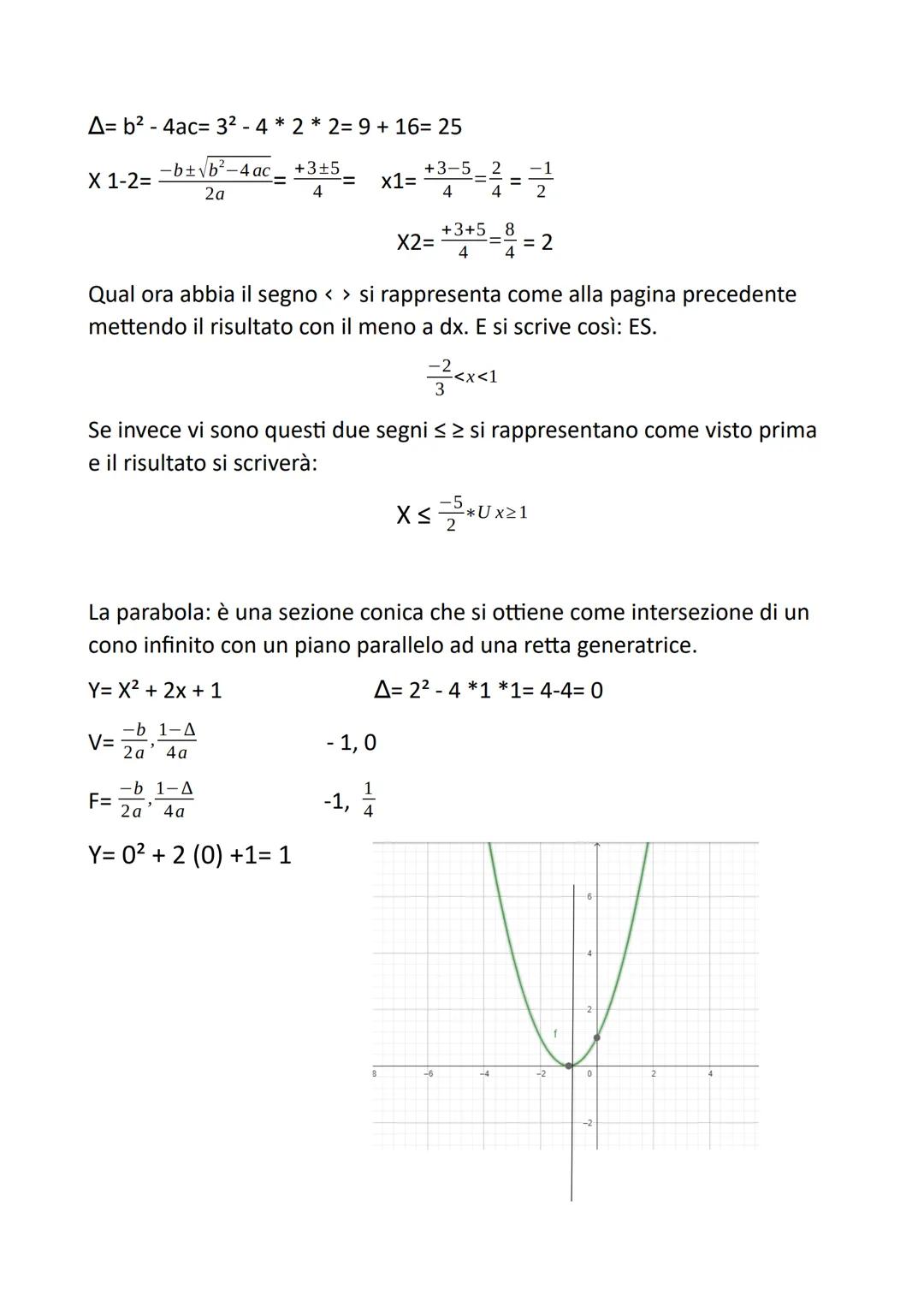Riassunto di matematica
Il piano cartesiano è un'intersezione fra due assi chiamate x (ascisse) e y
(ordinate) definite ortogonali perché s'
