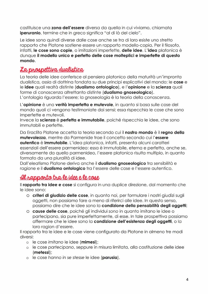 platone
1. La vita
Le prime esperienze politiche
Platone nacque ad Atene nel 427 a.C. da una famiglia aristocratica. Secondo la
testimonianz