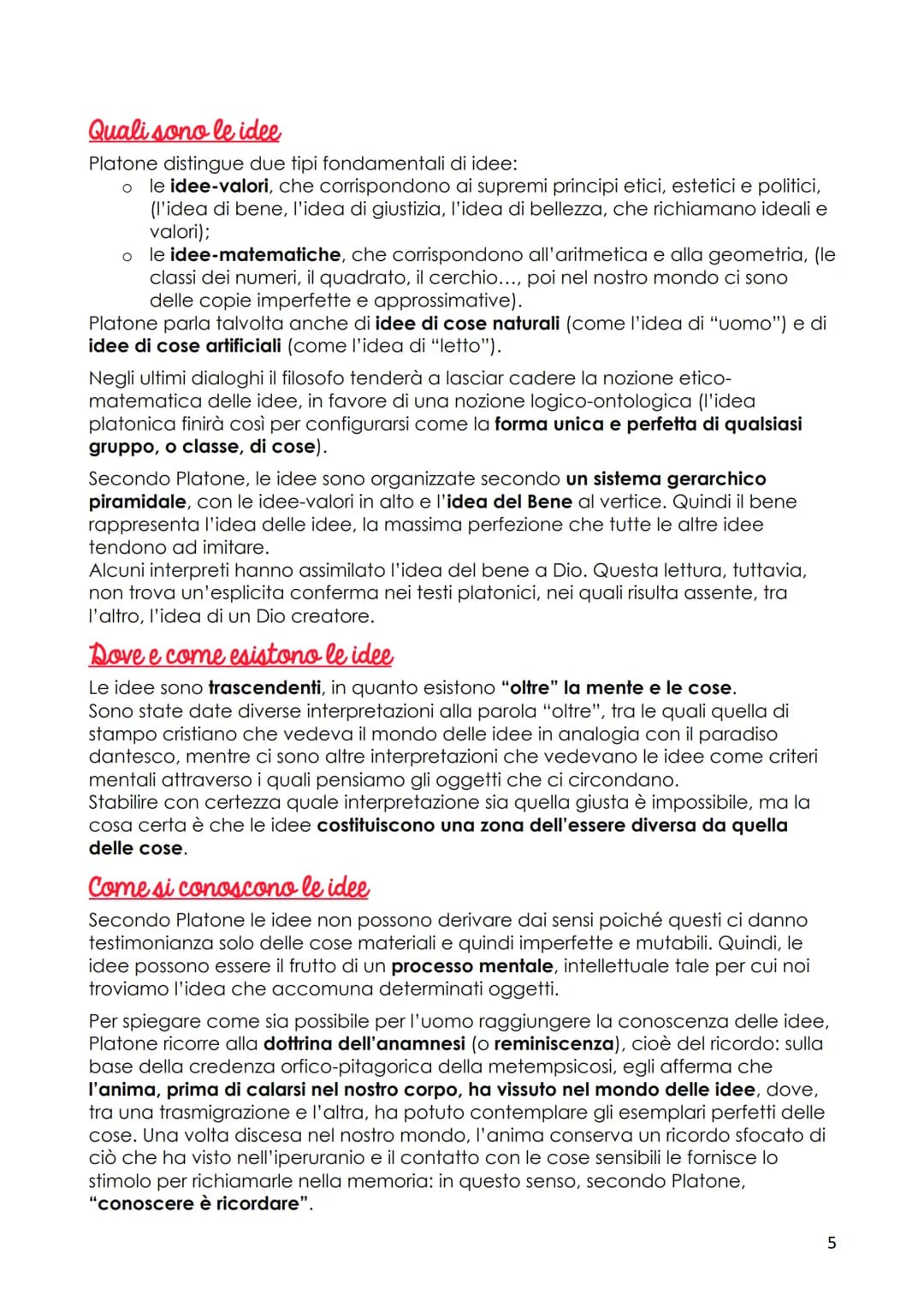 platone
1. La vita
Le prime esperienze politiche
Platone nacque ad Atene nel 427 a.C. da una famiglia aristocratica. Secondo la
testimonianz