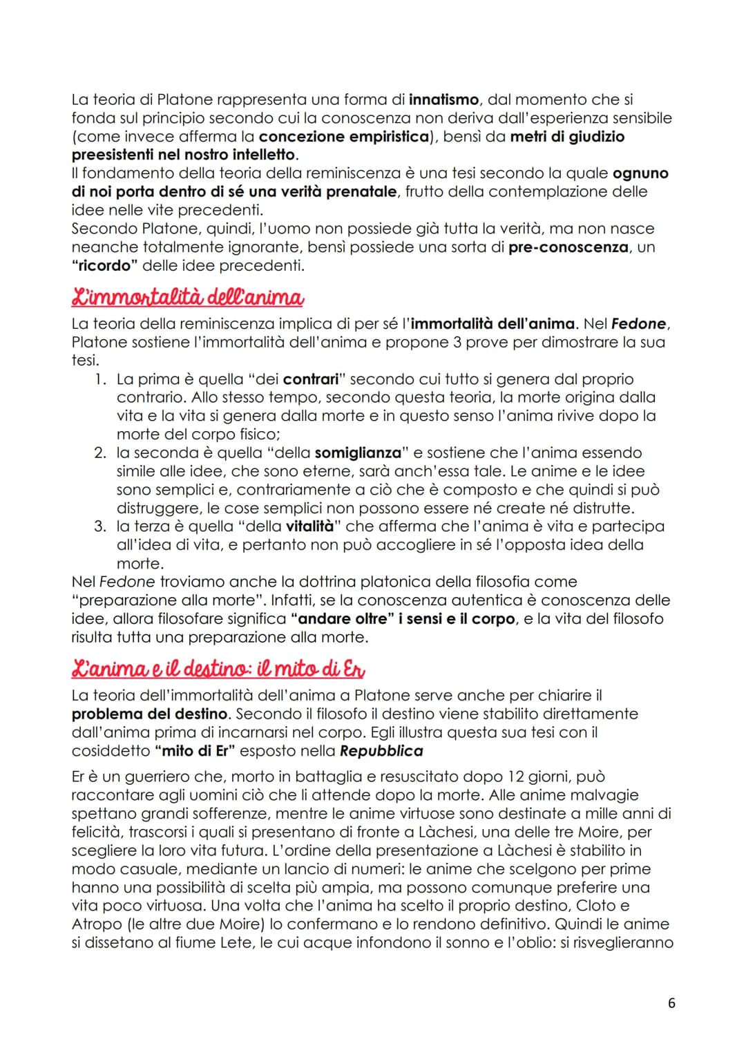 platone
1. La vita
Le prime esperienze politiche
Platone nacque ad Atene nel 427 a.C. da una famiglia aristocratica. Secondo la
testimonianz
